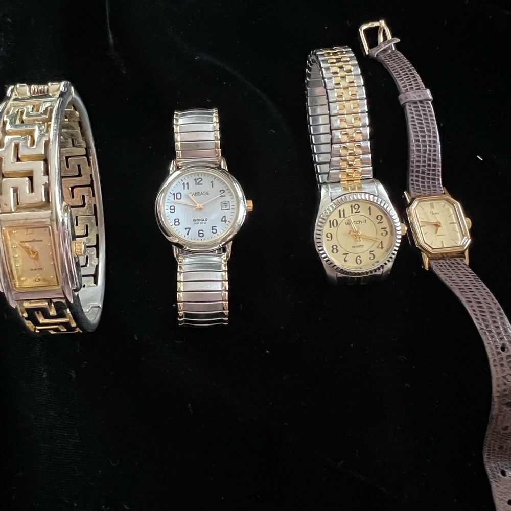 Set of 4 vintage watches. 70’s - 80’s.